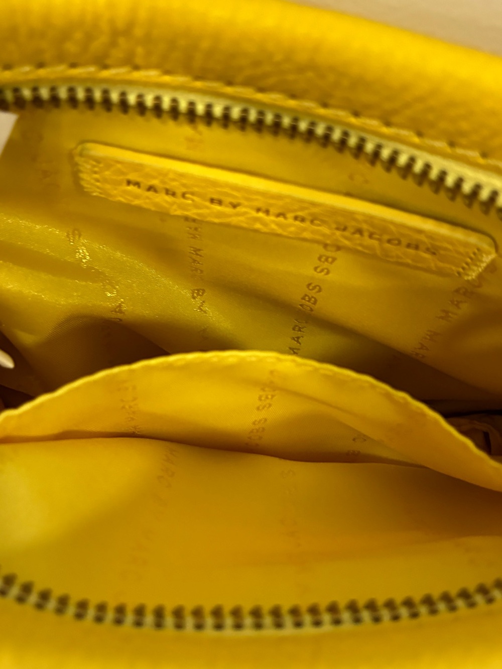 Marc by Marc Jacobs Yellow Leather Crossbody Bag - Picture 10 of 10